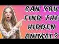 10 Brain Teasers Challenge For Adults - Hidden Animals Game For Adults