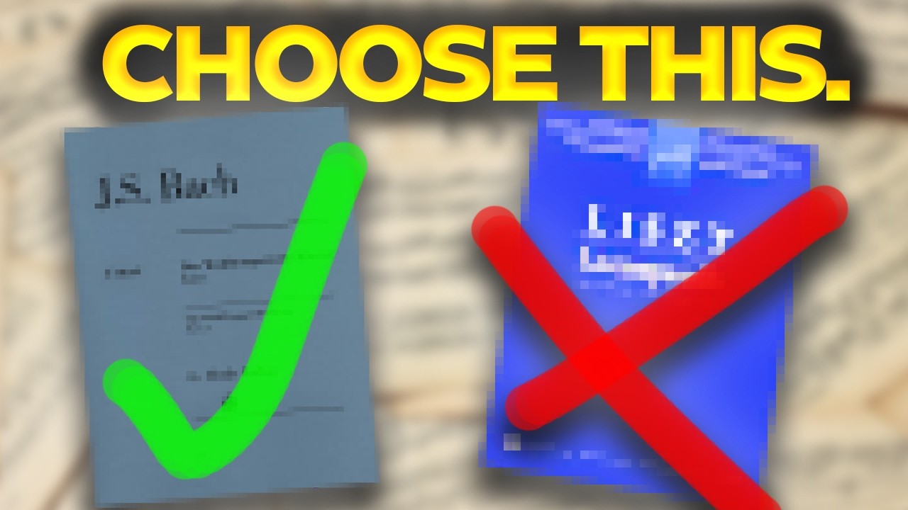 Choosing a Piano Piece Is Surprisingly Easy