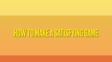 How to make a satisfying game in scratch😁