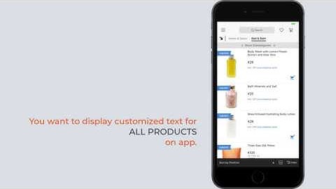Magento | Customized text for all products
