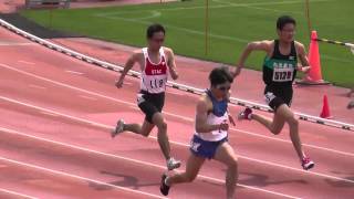 20140504　豊島区春季陸上　男子100m45組