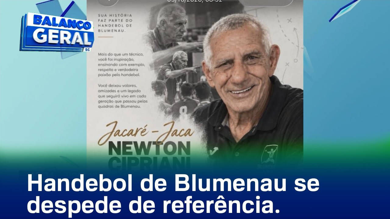 Handebol de Blumenau se despede de uma das suas referências