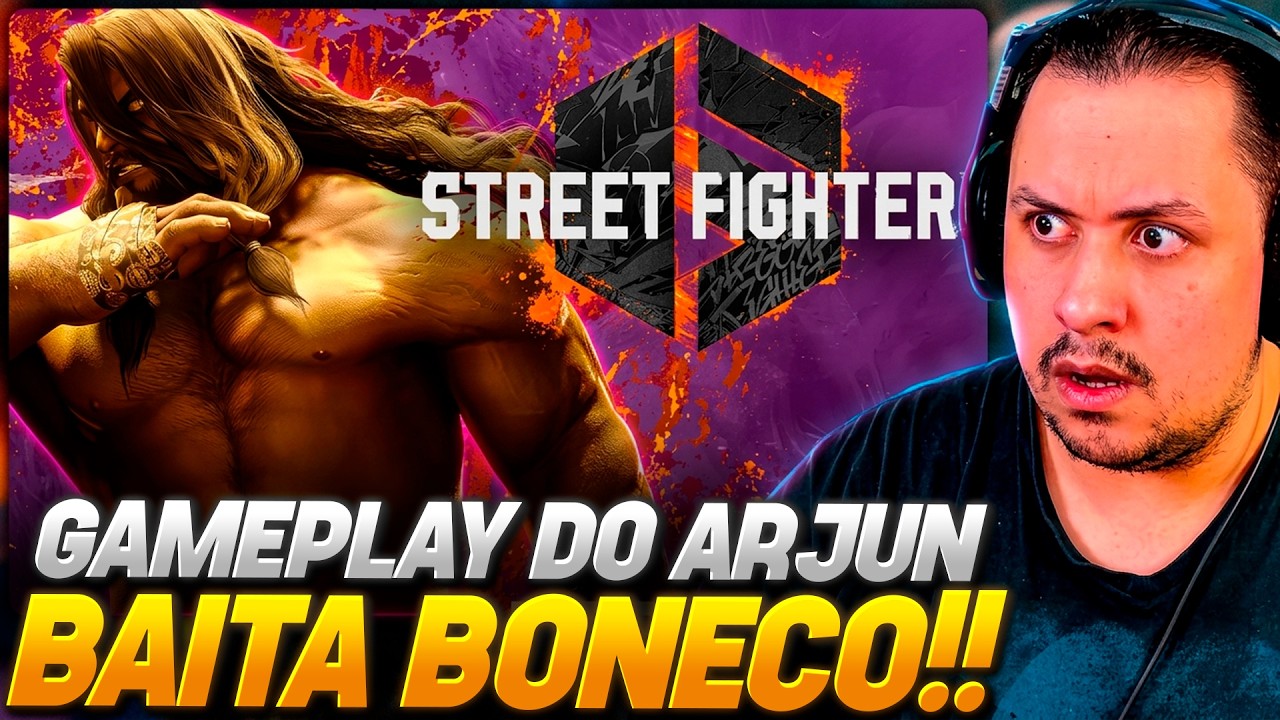 TO BESTA! Saiu TRAILER de GAMEPLAY do ARJUN no STREET FIGHTER 6
