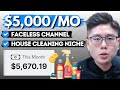 Faceless YouTube Channel Ideas That Make $5,000/Month - House Cleaning Faceless YouTube Niche