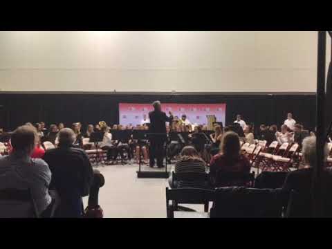 GCHS Wind Ensemble at UVA Wise 2019 Song 1