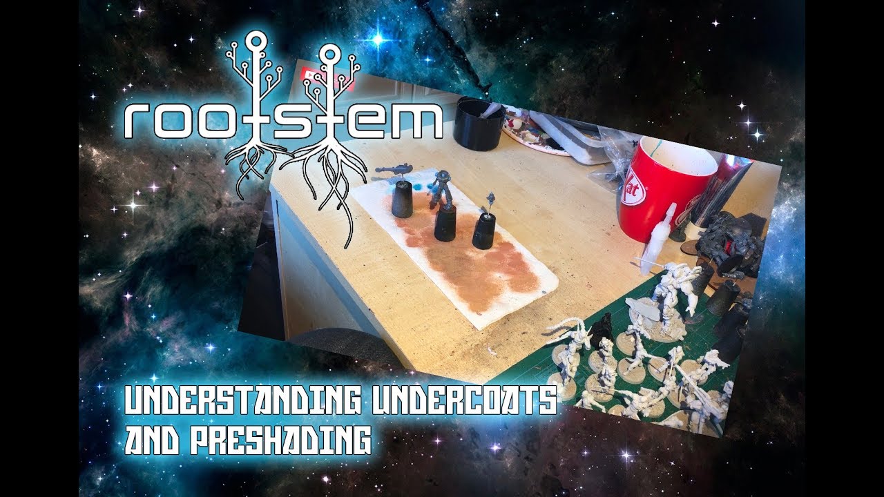 Painting Basics, Undercoats and Airbrush Preshade YouTube