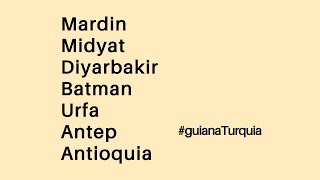 Viagem Para Cidades Da Sudesta Da Turquia