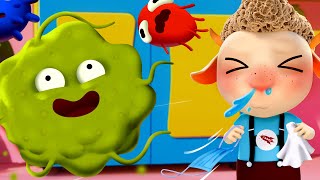 Little Microbes & Brother Tommy | Funny Cartoon For Children | Dolly And Friends 3D