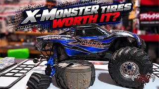 Traxxas X-MAXX 8s | DESTROYED X-Monster Tire!!