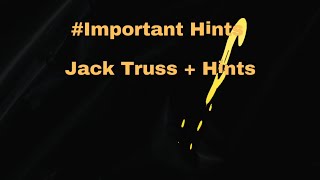 #3rd civil Hints: Jack truss + Notes