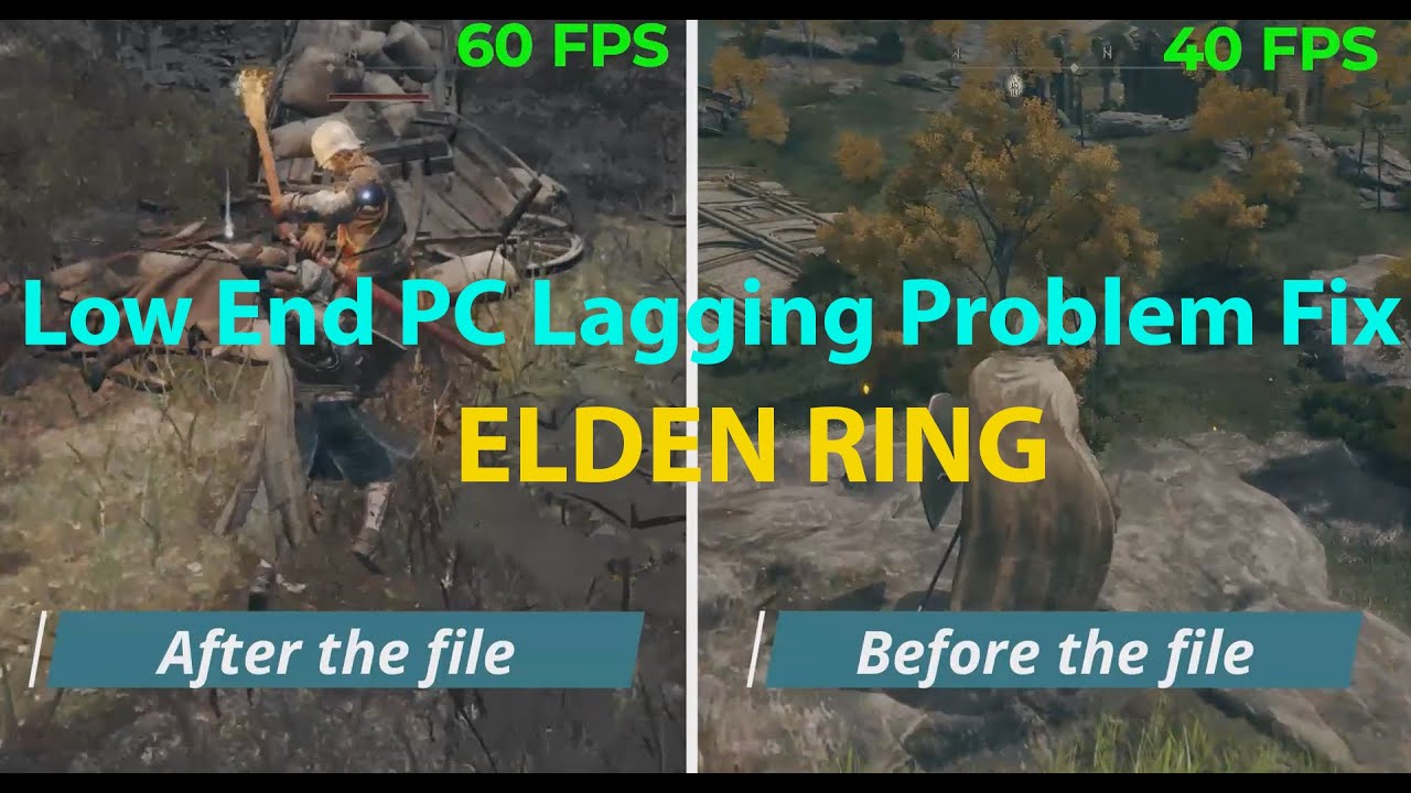 How To Play A ELDEN RING Low End PC Lagging Problem Fix - YouTube