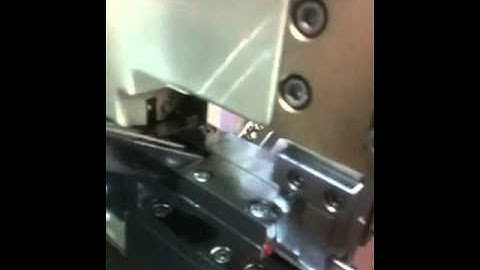 HKS Fasteners Automatic Button Snap Burr Attaching Machine Press