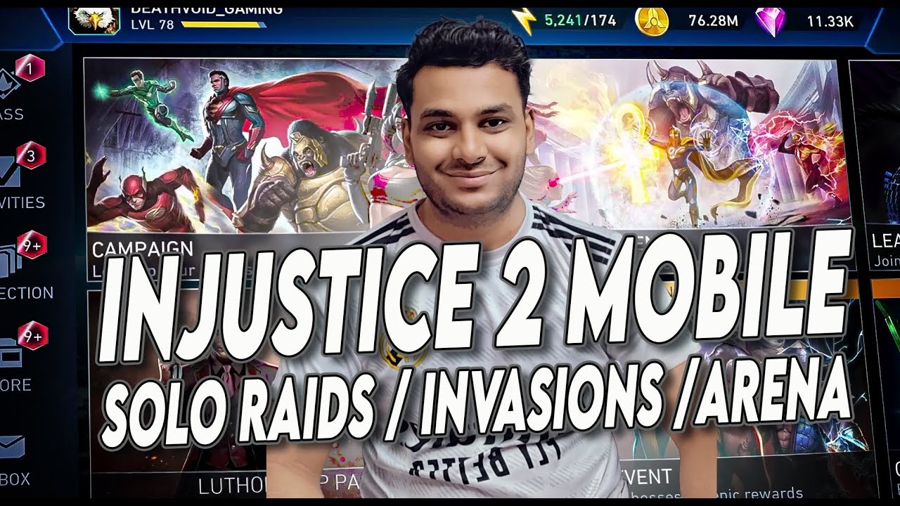 INJUSTICE 2 MOBILE THE DAILY GRIND! Solo Raid, CA, & League Raid, Invasions Hits LIVE!