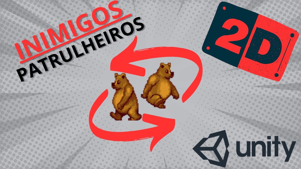 Inimigos Patrulheiros UNITY 2D [TUTORIAL UNITY #7] - YouTube