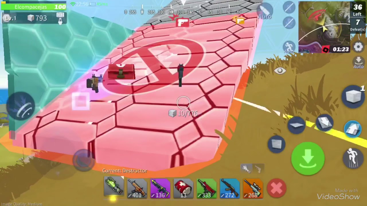 Epic battle in CREATIVE DESTRUCTION the best