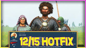 EXPLOITS ARE GONE in 1.5.5 Beta & Live Hotfix EXPLAINED! - Mount & Blade II: Bannerlord