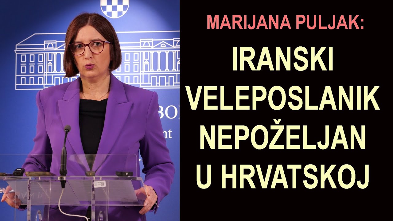 Iranskog veleposlanika treba protjerati iz RH - Marijana Puljak, saborska zastupnica