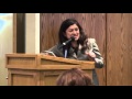 Diane Hickey addressing the Fullerton School Board on wireless 4-12-16