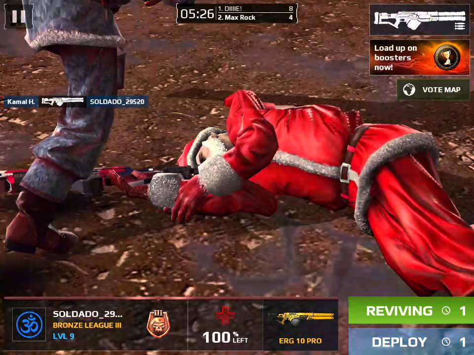 Santa invasion modern Combat 5 - YouTube