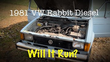 Will This Abandoned Volkswagen Rabbit Diesel Run After 12 Years?