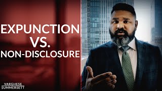 What is the difference between an expunction and a nondisclosure in Texas?