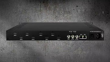 8 HDMI Broadcast Encoder IPTV Streamer and ASI Out, H.264 / AC3/ 1080p / CC