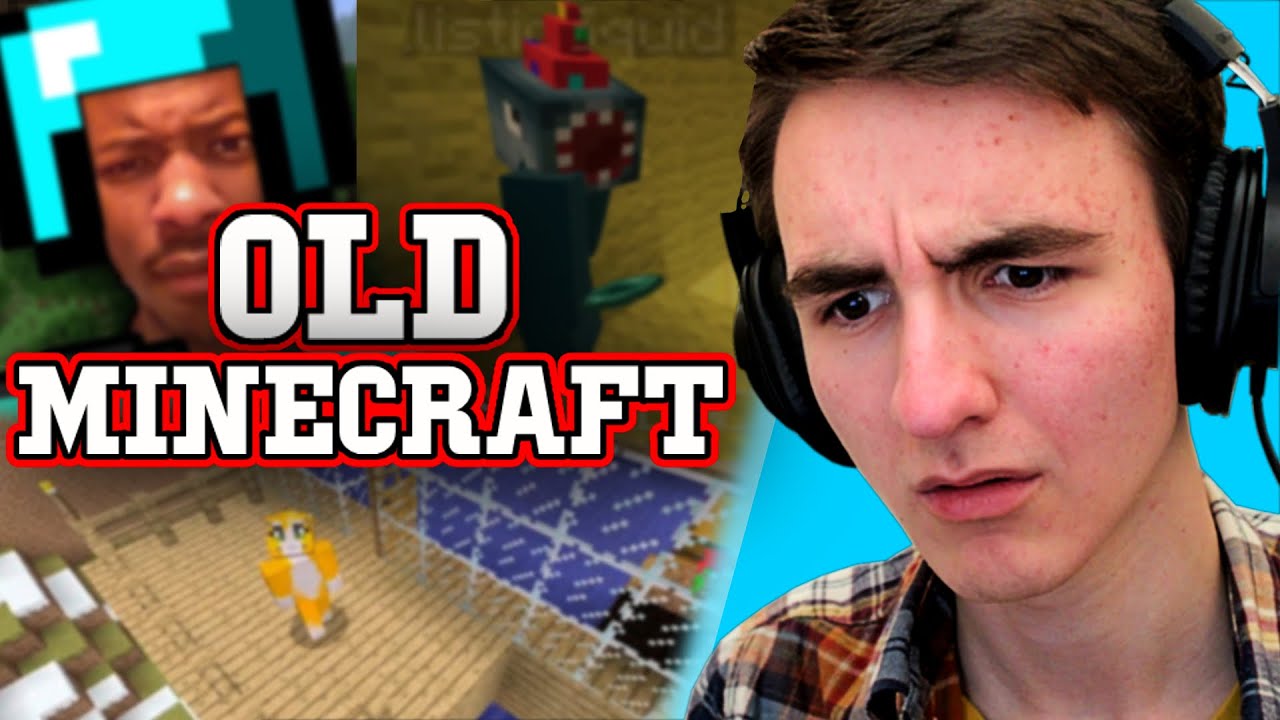 Reacting to OLD MINECRAFT Videos! - YouTube