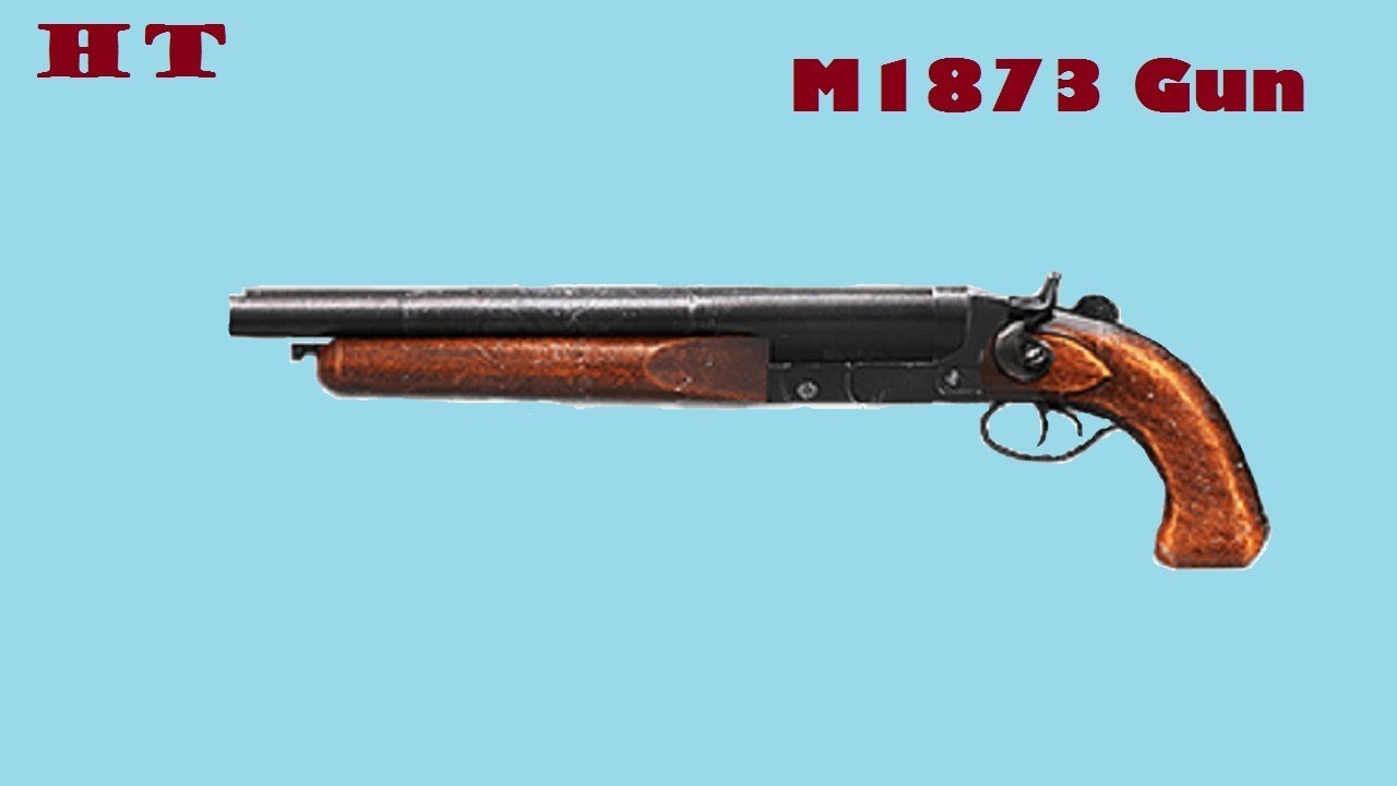 M1873 gun from free fire and pubg drawing - YouTube