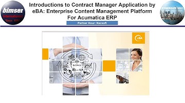 SYNERGIZE 2021 (Day 2): Introductions to Contract Management Software for Acumatica ERP with eBA