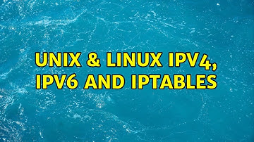 Unix & Linux: IPv4, IPv6 and IPTables