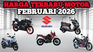 The latest and most complete SUZUKI motorbike prices for February 2026 for all types and models
