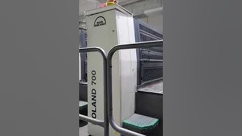 led uv curng system installatin at Manroland 700 sheetfed