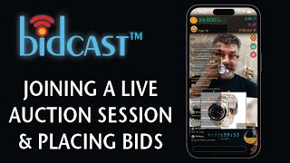 Bidcast - Tutorial 4: Joining a Live Auction Session and Placing Bids screenshot 2