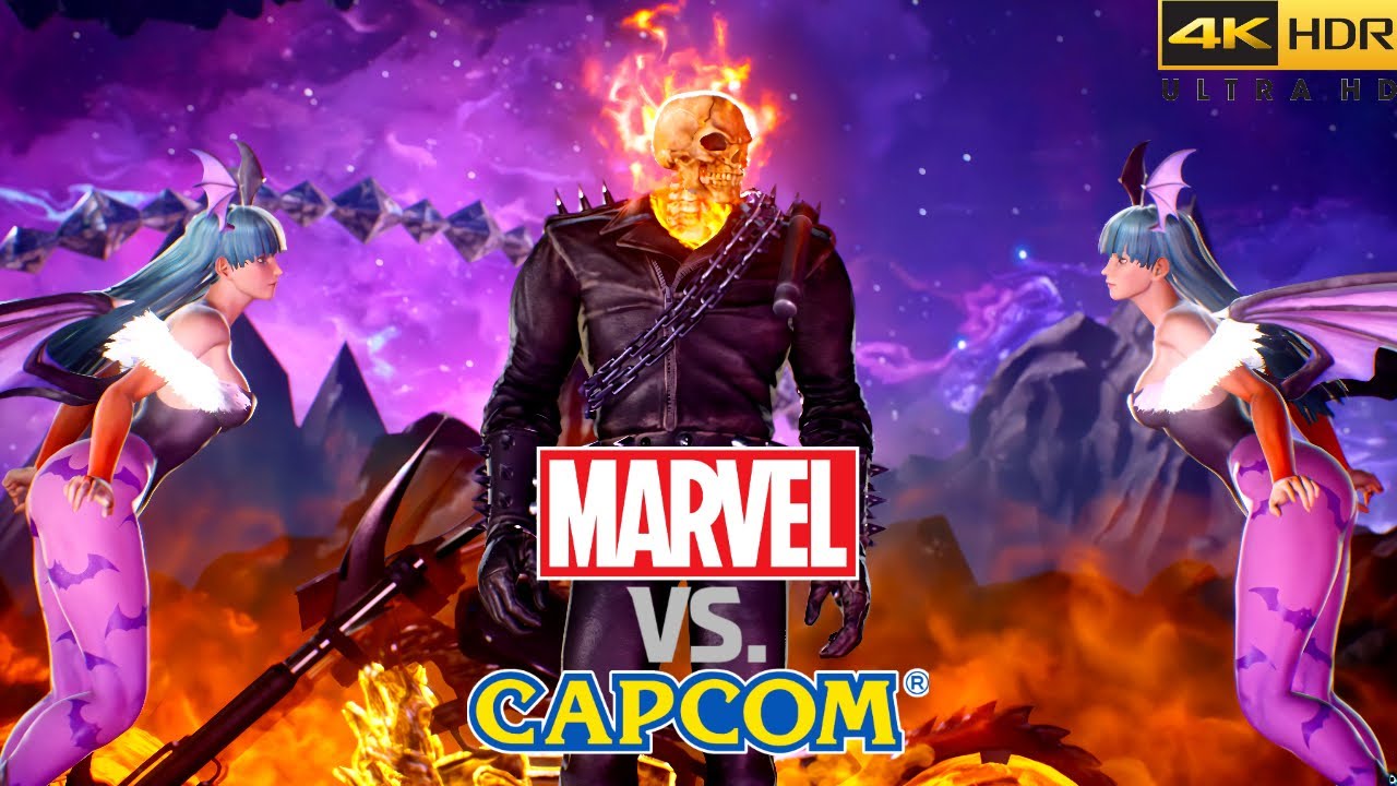 Marvel vs. Capcom: Infinite – Ghost Rider Meet Morrigan Scene - YouTube