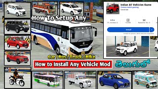 How to Install Any TSRTC & APSRTC Buses/ Car/ Bike/ Truck Mod in Bus Smu;lator Indonasia 2025 screenshot 5