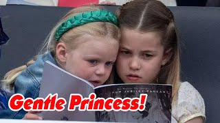 Princess Charlotte takes care of her cousin Lena Tindall and scolds Louis in never before seen video