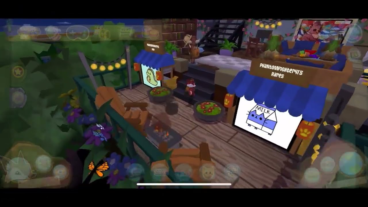 🍃🍄✨Aesthetic animaljam￼ speed den decor ✨🍄🍃 