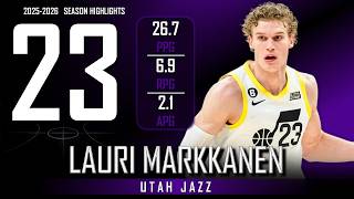 Lauri Markkanen || 2025-2026 Utah Jazz Highlights