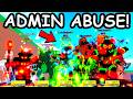 I GOT NEW STAR INFINITY Brainrots From ADMIN ABUSE in Escape Tsunami...