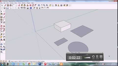 HD cách quét chọn đối tượng trong sketchup