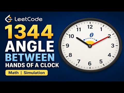 Leetcode 1344. Angle Between Hands of a Clock
