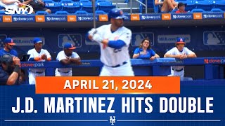 J.D. Martinez hits a double in minors as he gears up to join the Mets | SNY