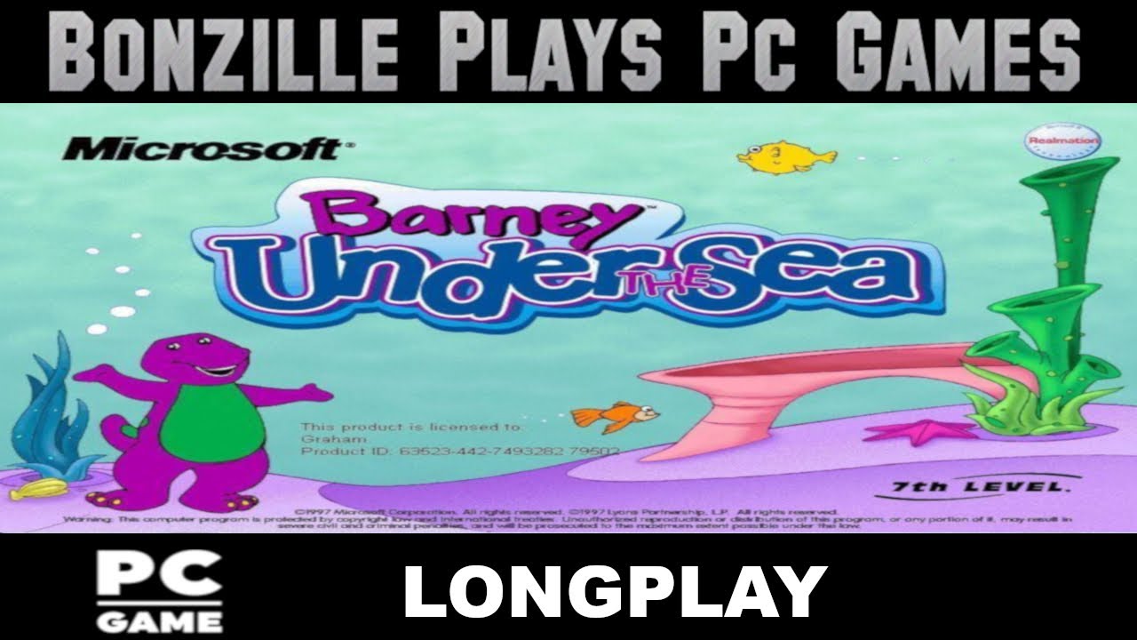 Barney Under The Sea Longplay No Commentary Youtube 