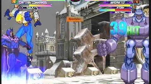 MvC2: Magneto/Sentinel/Storm Dual Tag 100% Combo by Khaos .:6.2.20:.