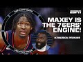 &#39;Tyrese Maxey becomes that engine&#39; for the 76ers 🏎️ - Kendrick Perkins | NBA Countdown