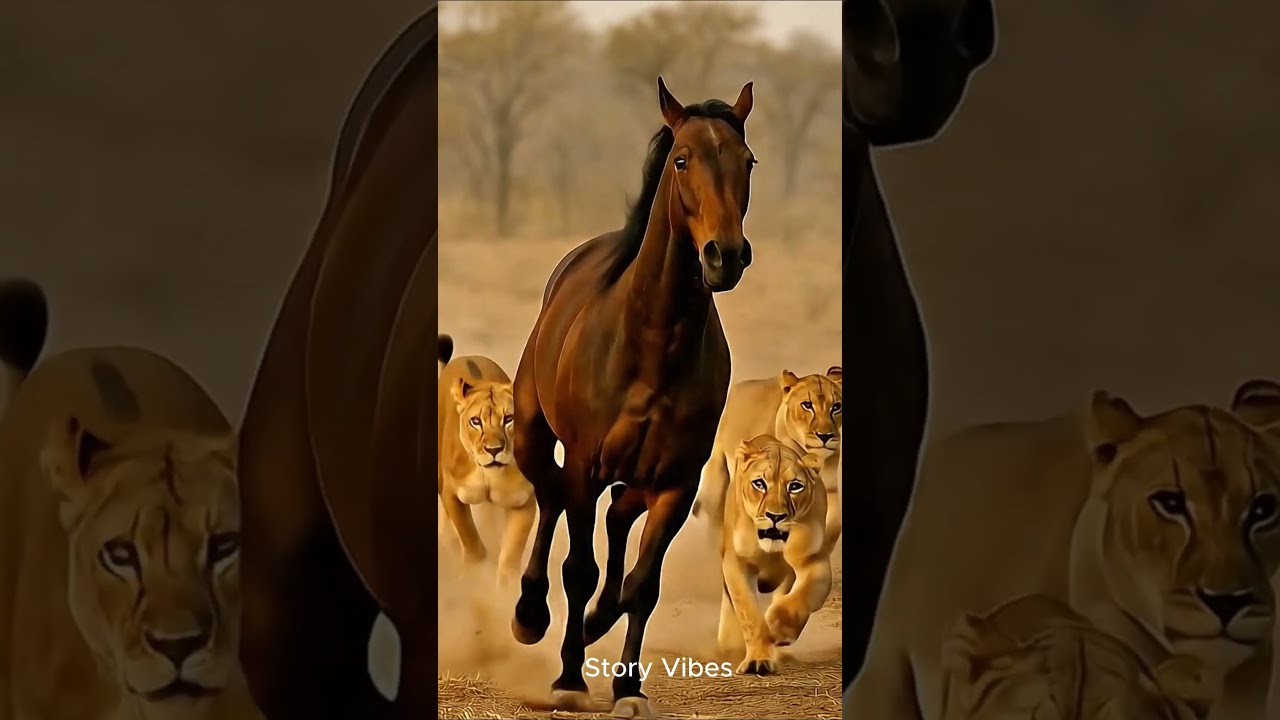 Lions Attack Horse In The Wild Shocking Predator Vs Prey Encounter Caught On Camera Wildlife