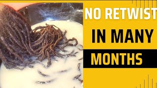 He Went Many Months Without A Retwist! His Locs Needed Some TLC!