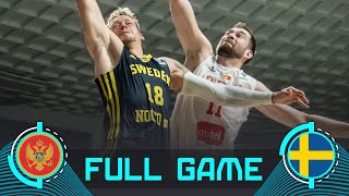 Montenegro v Sweden | Full Basketball Game | FIBA EuroBasket 2025 Qualifiers
