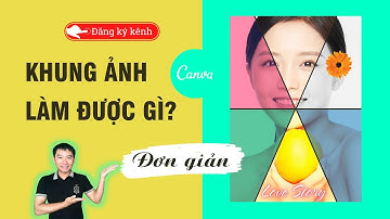 Hướng dẫn sử dụng canva | Cách tạo ẢNH NGHỆ THUẬT với KHUNG bằng CANVA cực dễ