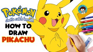 How to draw Pikachu Easy and Fast I Pokémon